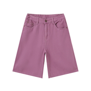 Pantalones Cortos de Mezclilla Personalizados para Hombre, 100% Algodón, Casuales, Vintage, Lavados, de Verano, Cintura Media, Corte Recto, Ecológicos, OEM, ODM, Venta al Por Mayor - Product Image 4