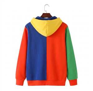 Sudadera con Capucha para Hombre, Mezcla de Poliéster y Algodón, Diseño de Paneles Multicolor, Sudadera Tipo Pullover, Fabricante de Ropa Urbana Personalizada - Product Image 6