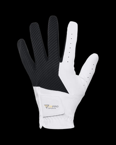 Gants de golf en cuir Cabretta avec logo personnalisé |   Gants de sport en cuir de qualité supérieure pour hommes, main gauche, doigts entiers, respirants - Product Image 3