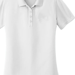 Zeta White Premium Polo Shirt Unisex Cotton Poly <b>Blend</b> Embroidered Logo True to Size Casual College Greek Apparel for Sorority - Product Image 2