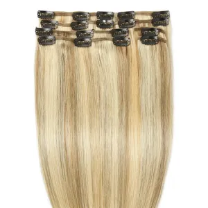 Peluca de Cabello Humano 100% Remy con Trama Completa, Larga, Rubia, con Mechas, Textura Ondulada Natural, Personalizable - Product Image 4