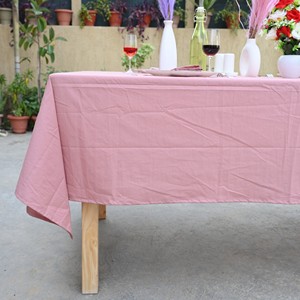 Wholesale Handmade Cotton Linen <b>Square</b> Washable Solid Color Customizable <b>Tablecloth</b> for Wedding Hotel Home Decoration - Product Image 4