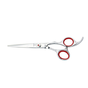 Ciseaux de coiffure professionnels pour barbier avec lames droites en acier inoxydable aiguisées, ciseaux de coiffure de beauté en gros - Product Image 5