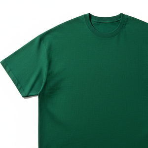 Camiseta de punto extragrande estilo vintage con lavado ácido, de poliéster transpirable y ecológico, larga, anti-UV, con estampado personalizado, para hombre, estilo urbano. - Product Image 3
