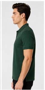 เสื้อโปโลผู้ชายทันสมัย ระบายอากาศได้ดี ผ้าฝ้าย 100% สำหรับเสื้อยืด 200 กรัม พิมพ์ลายตามสั่ง รับผลิตแบบ OEM แบรนด์ส่วนตัว โรงงานผู้ผลิต - Product Image 6