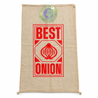Sac en jute pour café 60 kg – Emballage en toile de jute naturelle imprimée, écologique et biodégradable pour l'exportation de fèves de cacao, café, riz et noix