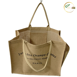 Reusable Jute Shopping Tote <b>Bag</b> for Environment Friendly Lifestyle - Product Image 2
