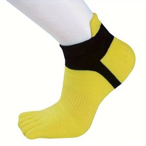 Chaussettes à cinq doigts pour l'entraînement de la cheville, sportives, professionnelles, confortables, respirantes, design sportif, logo personnalisé ODM - Product Image 4