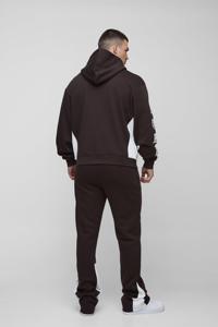 Conjunto Deportivo para Hombre, Pantalones Deportivos Anchos y Sudadera con Capucha, 100% Algodón, Impresión Serigrafiada - Product Image 4