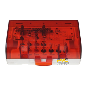 Kit de taladros quirúrgicos para implantes dentales con irrigación externa, llave e instrumentos para procedimientos precisos de implantes - Product Image 5