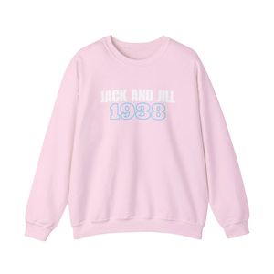 Sudadera de Cuello Redondo para Hombre Jack and Jill 1938, Sudadera de Manga Larga de Mezcla de Algodón Premium, Sudadera Informal con Logotipo Personalizado - Product Image 2
