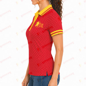 Camiseta Polo de Diseño Personalizado con Logotipo Impreso, Secado Rápido, Tela Premium, Larga Duración, Camiseta Polo para Mujer - Product Image 3
