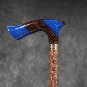 Bâton de marche élégant en bois, enrichi de résine et de bois, pour une apparence raffinée et une stabilité fiable - Product Image 6