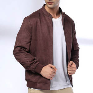 Chaqueta de gamuza premium para hombre, comodidad inigualable con un estilo entallado, chaqueta bomber de gamuza para hombre, máxima calidez y diseño elegante. - Product Image 1