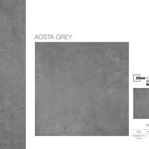 Baldosas de Porcelana Esmaltada para Exteriores de Alta Resistencia, 20 mm, 600x600, 600x1200 mm, para Uso Industrial de Alto Tráfico, Tipo Cemento - Product Image 3
