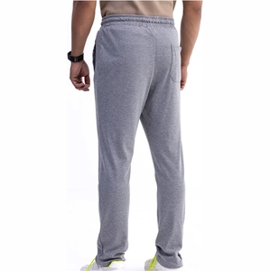 Men's Gray Sweatpants Elastic Waist <b>Drawstring</b> Closure Side Pockets Casual Jogger Pants Autumn Wear - Product Image 3