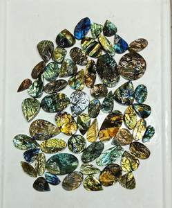 Piedras Preciosas Sueltas de Labradorita Multicolor de Alta Calidad, Hermoso Lote de Cabujones de Labradorita, Gemas de Labradorita Hechas a Mano - Product Image 4