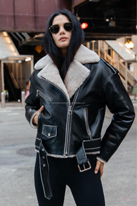 Prix usine hiver en cuir véritable femmes élégant coupe-vent respirant imprimé teint Techniques Western fourrure approvisionnement en gros - Product Image 6