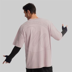 T-shirt délavé au soleil pour usage quotidien, en tissu léger, coupe décontractée - Product Image 5