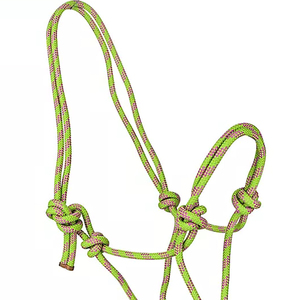 Cuerda de Algodón Suave para Caballos, Diseño Trenzado Resistente con Gancho de Seguridad para Manejo de Caballos, Trabajo en Establos y Entrenamiento al Aire Libre - Product Image 3