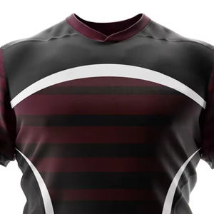 Derniers modèles d'uniformes de rugby en polyester respirant, design personnalisé, sublimation, ensemble d'uniformes de rugby pour hommes, sur mesure - Product Image 6