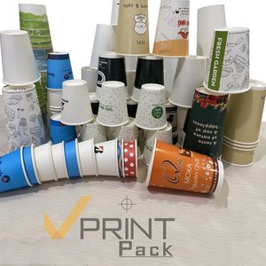 Vente en gros de gobelets en papier biodégradables promotionnels à double paroi éco-imprimés en option en langue vietnamienne - Product Image 2