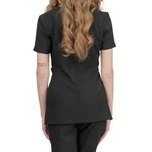 Nouvelle arrivée : uniforme de spa noir, design élégant, uniforme de haute qualité, tunique de salon de spa - Product Image 6