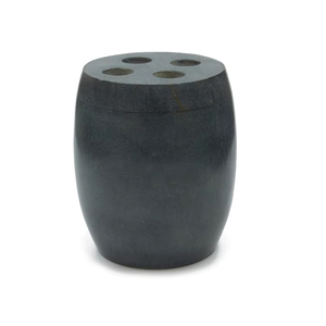 Stylish <b>Grey</b> Soapstone Drinking Tumbler Modern Handcrafted Cup Durable Tableware Perfect for Kitchen <b>Dining</b> Bar and Hotels - Product Image 2