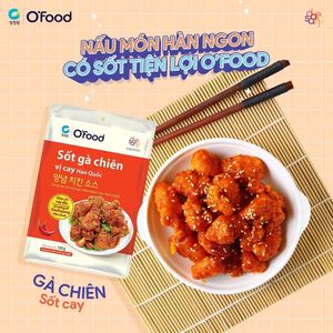 [HOT] O'Food Korean Spicy Fried Chicken <b>Sauce</b> 120g Sweet & Spicy Gochujang Flavor Ready to Use Crispy Chicken <b>Sauce</b> Wholesale - Product Image 1