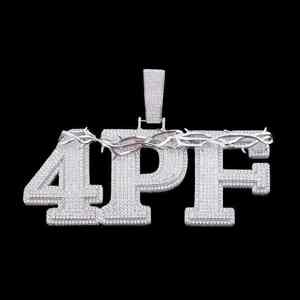 Iced Letter Moissanite Hip Hop Crown Charm <b>Initial</b> Jewelry Silver Tone <b>Chain</b> Necklace for Party - Product Image 3