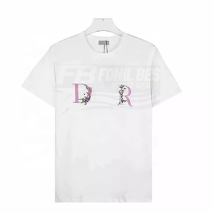 Fashionable Men's <b>Polyester</b>/Cotton Blend Breathable T-<b>Shirt</b>-High Quality Customized Colors Logo 180g Fabric Low MOQ Factory - Product Image 1