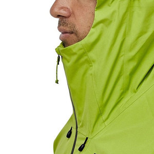 Men Rain <b>Jacket</b> Breathable Waterproof Shell <b>Jacket</b> <b>with</b> Full Front <b>Zipper</b> Adjustable Hood and Multiple Secure Storage <b>Pockets</b> - Product Image 2