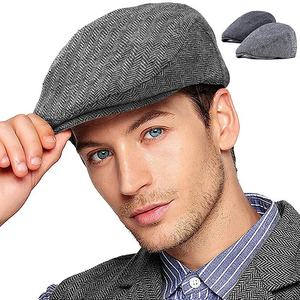 Gorra Boina Newsboy Unisex Ajustable 2026 Transpirable Impermeable con Estampado de Leopardo Oxford Lavado para Fiesta Verano Estilo Ivy Plana Cabbie Personalizada OEM - Product Image 1