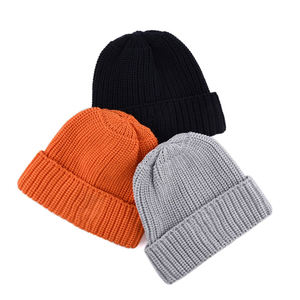 Wholesale New Casual <b>Winter</b> Soild <b>Hat</b> Versatile Korean Version Knitted <b>Winter</b> <b>Hat</b> - Product Image 3