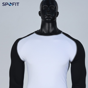 Ensemble Rashguard Homme Manches Longues Personnalisé Vente Chaude en Gros – Ensemble 2 Pièces Rashguard Compression MMA - Product Image 4