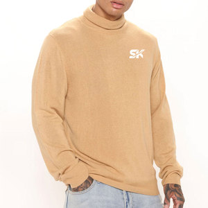 Custom Turtle Neck <b>Plain</b> <b>Sweatshirts</b> <b>Plain</b> Color Turtle Neck <b>Plain</b> <b>Sweatshirts</b> High Quality <b>Sweatshirts</b> For Men - Product Image 1
