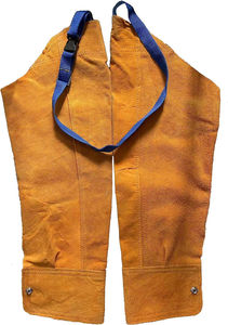 Capa de Soldadura de Cuero Dividido de Alta Calidad con Mangas, Retardante de Llama, Resistente al Calor, Nivel de Corte 1, con Orificio para el Pulgar, Personalizable - Product Image 3