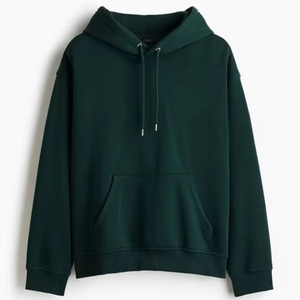 เสื้อฮู้ดผู้ชายผ้าฟลีซสำหรับฤดูใบไม้ร่วง พรีเมียม ผ้าฝ้าย 100% สตรีทแวร์ แบบสวมหัว สีพื้น ย้อมสีธรรมดา ขายส่ง รับผลิตตามแบบ เป็นมิตรต่อสิ่งแวดล้อม - Product Image 1