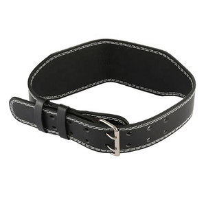 Custom Logo Soft Breathable Waist Support <b>Belt</b> Adjustable Fitness Gym Training Lifting <b>Strap</b> Weightlifting Leather Accepted OEM - Product Image 2