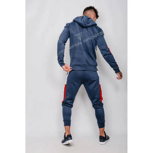 Ensemble de jogging pour homme, ensemble de survêtement 100% polyester polaire, plusieurs couleurs, 2 pièces, pull-over streetwear - Product Image 5