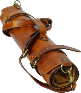 Bolsas de Cuero para Cuchillos Plegables Estilo Rollo, Construcción con Costuras Resistentes, Bolsas de Cuero para Cuchillos de Cocina Profesional - Product Image 1