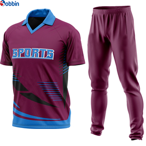 Maillot de cricket personnalisé de haute qualité avec logo d'équipe, vêtements d'entraînement, uniformes pour adultes, taille plus, respirant, polyester, court, unisexe - Product Image 3