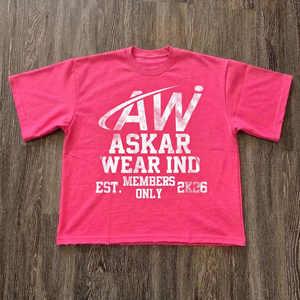 เสื้อยืดโอเวอร์ไซส์พิมพ์ลาย ผ้าฝ้ายออร์แกนิคที่ยั่งยืน แฟชั่นแนวสตรีท สไตล์คนเมือง เสื้อครอป - Product Image 1