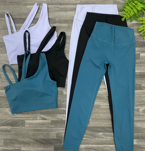 Best Seller - Wholesale <b>Yoga</b> <b>Set</b> for Workout - Top and Pants Export USA,EU Market- Spandex Polyester <b>Yoga</b> Pant - Product Image 1