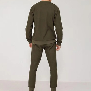 Pantalon de survêtement élégant et respirant à jambe fuselée pour l'hiver, pull-over personnalisable en coton - Product Image 2