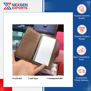 Profesionales en la Venta de Fundas para Chequera de Cuero PU Personalizadas Hechas a Mano de Primera Calidad para Uso Comercial y de Oficina - Product Image 5