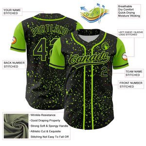 Softball Club Team Design Printed Custom Baseball Jersey High Quality Breathable Anti-Bacterial V-<b>neck</b> Professional OEM Service - Product Image 3