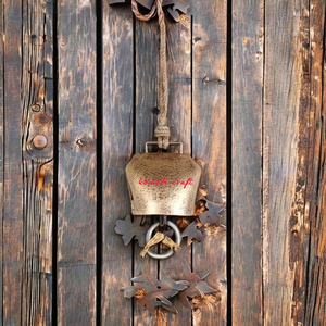 ชุดระฆังวัวสวิตเซอร์แลนด์, ระฆังสวิส4ขนาด, ระฆังโลหะยุโรป, ระฆังแบบเรียบง่าย, ระฆังของที่ระลึกจากสวิสจากอินเดีย - Product Image 4