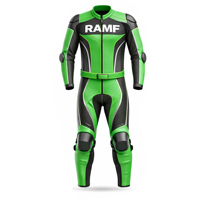 Traje de Motociclismo Unisex de Verano, Impermeable y Resistente al Desgaste, Chaqueta y Pantalones de Secado Rápido con Almohadillas Extraíbles, Ropa para Carreras de Autos