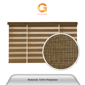 Persianas Zebra Monobrown ZB91141 76x183cm, las Más Vendidas en Malasia, para Hogar y Oficina, Protección Solar para Ventanas, OEM B2B, Mejor Proveedor, Garantía de Calidad - Product Image 2